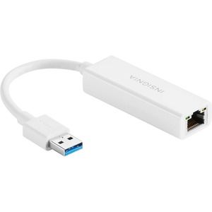 Insignia™ - USB to Ethernet Adapter - White
